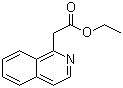 structure of CAS# 46502-61-8, Ethyl 1-isoquinolineacetate;1-Isoquinolineacetic acid ethyl ester