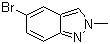 结构式 CAS# 465529-56-0, 5-溴-2-甲基-2H-吲唑