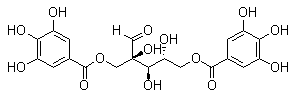 structure of CAS# 469-32-9, Hamamelitannin