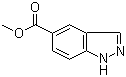 structure of CAS# 473416-12-5, Methyl 1H-indazole-5-carboxylate;5-(1H)Indazole carboxylic acid methyl ester