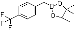 结构式 CAS# 475250-46-5, 4-三氟甲基苄基硼酸频哪醇酯