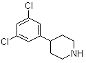 结构式 CAS# 475653-05-5, 4-(3,5-二氯苯基)哌啶
