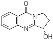 structure of CAS# 486-64-6, Vasicinone;(-)-Vasicinone; l-Vasicinone; 2,3-Dihydro-3-hydroxypyrrolo[2,1-b]quinazolin-9(1H)-one