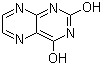 structure of CAS# 487-21-8, Lumazine;2,4-Pteridinediol; 2,4-Dihydroxypteridine
