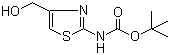 结构式 CAS# 494769-44-7, (4-羟甲基噻唑-2-基)氨基甲酸叔丁酯