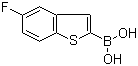 结构式 CAS# 501944-42-9, 5-氟苯并噻吩-2-硼酸