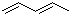 structure of CAS# 504-60-9, trans-1,3-Pentadiene