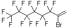 结构式 CAS# 51249-64-0, 2-溴-3,3,4,4,5,5,6,6,7,7,8,8,8-十三氟-1-辛烯