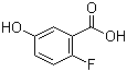 structure of CAS# 51446-30-1, 2-Fluoro-5-hydroxybenzoic acid
