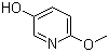 结构式 CAS# 51834-97-0, 5-羟基-2-甲氧基吡啶