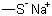 结构式 CAS# 5188-07-8, 甲硫醇钠