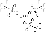 structure of CAS# 52093-30-8, Yttrium(III) trifluoromethanesulfonate
