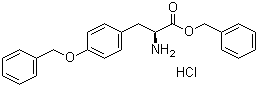 结构式 CAS# 52142-01-5, O-苄基-L-酪氨酸苄酯盐酸盐
