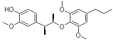 structure of CAS# 52190-21-3, Myrislignan