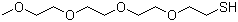 structure of CAS# 52190-55-3, 2,5,8,11-Tetraoxatridecane-13-thiol