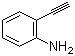 结构式 CAS# 52670-38-9, 2-氨基苯乙炔; 2-乙炔基苯胺