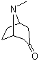 structure of CAS# 532-24-1, Tropinone;3-Tropanone; 8-Methyl-8-azabicyclo[3.2.1]octan-3-one
