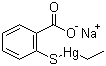 structure of CAS# 54-64-8, Thimerosal;Merthiolate sodium; Ethylmercurithiosalicylic acid sodium salt