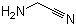 structure of CAS# 540-61-4, Aminoacetonitrile