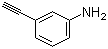 结构式 CAS# 54060-30-9, 3-氨基苯乙炔; 间氨基苯乙炔; 3-乙炔苯胺