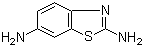 结构式 CAS# 5407-51-2, 2,6-苯并噻唑二胺