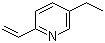 结构式 CAS# 5408-74-2, 5-乙基-2-乙烯基吡啶