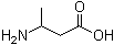 结构式 CAS# 541-48-0, DL-3-氨基丁酸