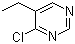 结构式 CAS# 54128-01-7, 4-氯-5-乙基嘧啶