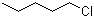 structure of CAS# 543-59-9, 1-Chloropentane;n-Amyl chloride; Pentyl chloride
