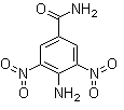 结构式 CAS# 54321-79-8, 4-氨基-3,5-二硝基苯甲酰胺