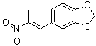 structure of CAS# 5438-41-5, 5-(2-Nitroprop-1-en-1-yl)benzo[d][1,3]dioxole;2-Nitro-1-(3,4-methylenedioxyphenyl)-1-propene; 3,4-Methylenedioxy-1-(2-nitropropenyl)benzene; Iksin; NSC 16685; NSC 65667; beta-Methyl-beta-nitro-3,4-methylenedioxystyrene