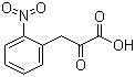 结构式 CAS# 5461-32-5, 2-硝基苯基丙酮酸; 邻硝基苯基丙酮酸