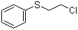 结构式 CAS# 5535-49-9, 2-氯乙基苯基硫醚