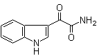 structure of CAS# 5548-10-7, alpha-Oxo-1H-indole-3-acetamide;2-(1H-Indol-3-yl)-2-oxoethanamide; 3-Indoleglyoxamide; NSC 56129