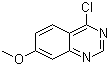 结构式 CAS# 55496-52-1, 4-氯-7-甲氧基喹唑啉