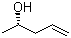 结构式 CAS# 55563-79-6, (S)-(+)-4-戊烯-2-醇