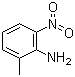 structure of CAS# 570-24-1, 2-Methyl-6-nitroaniline;2-Amino-3-nitrotoluene ; 6-Nitro-o-toluidine; 6-Nitro-o-toluidine; 2-Amino-3-nitrotoluene