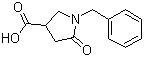 结构式 CAS# 5733-86-8, 1-苄基-5-氧代吡咯烷-3-甲酸; 1-苄基-5-氧代吡咯烷-3-甲酸