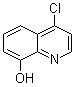 structure of CAS# 57334-36-8, 4-Chloro-8-hydroxyquinoline;4-Chloro-8-quinolinol; NSC 673455