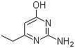 结构式 CAS# 5734-66-7, 2-氨基-4-羟基-6-乙基嘧啶