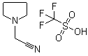structure of CAS# 573987-48-1, N-Cyanomethylpyrrolidinium triflate;N-Cyanomethylpyrrolidinium trifluoromethanesulfonate