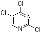 structure of CAS# 5750-76-5, 2,4,5-Trichloropyrimidine;2,5,6-Trichloropyrimidine