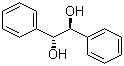 structure of CAS# 579-43-1, meso-1,2-Diphenyl-1,2-ethanediol;meso-Hydrobenzoin