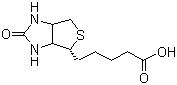 structure of CAS# 58-85-5, D-Biotin;Vitamin H; Vitamin B7; Hexahydro-2-oxo-1H-thieno[3,4-d]imidazole-4-pentanoic acid; (+)-cis-Hexahydro-2-oxo-1H-thieno[3,4-d]imidazole-4-pentanoic acid