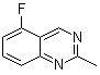 结构式 CAS# 583031-10-1, 5-氟-2-甲基喹唑啉