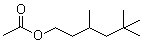 结构式 CAS# 58430-94-7, 乙酸 3,5,5-三甲基己酯