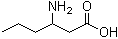 structure of CAS# 58521-63-4, 3-Aminohexanoic acid;beta-Aminocaproic acid
