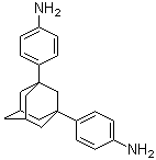 结构式 CAS# 58788-79-7, 1,3-双(4-氨基苯基)金刚烷