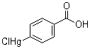 结构式 CAS# 59-85-8, 4-氯汞苯甲酸