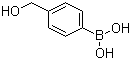 结构式 CAS# 59016-93-2, 4-羟甲基苯硼酸